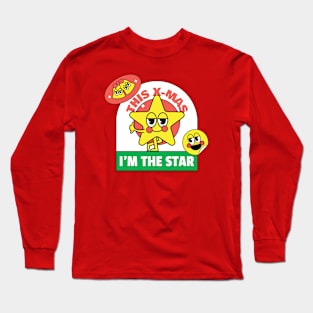 This X-mas I'M The Star Design Long Sleeve T-Shirt